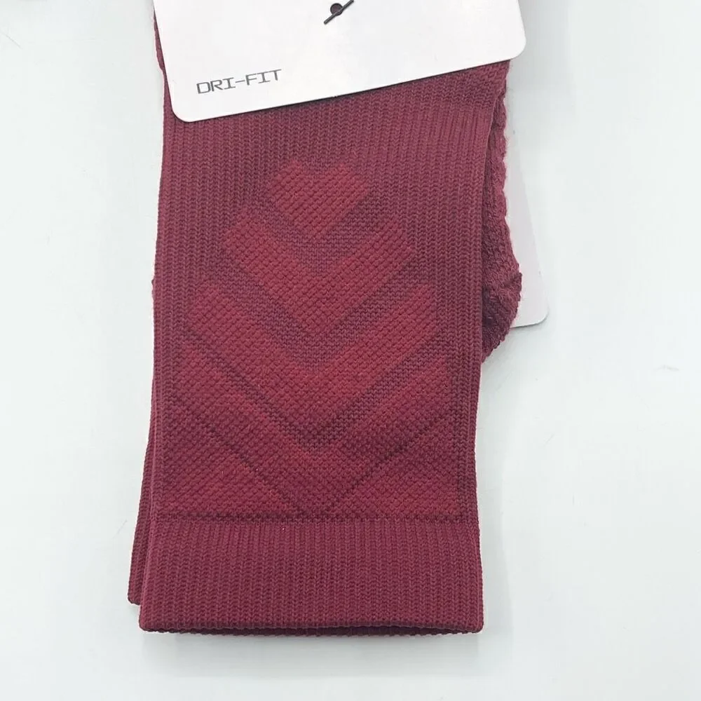 Nike Vapor lot of Four Pair Dark Red Football Crew Socks - Size 3Y-5Y / Women 4-